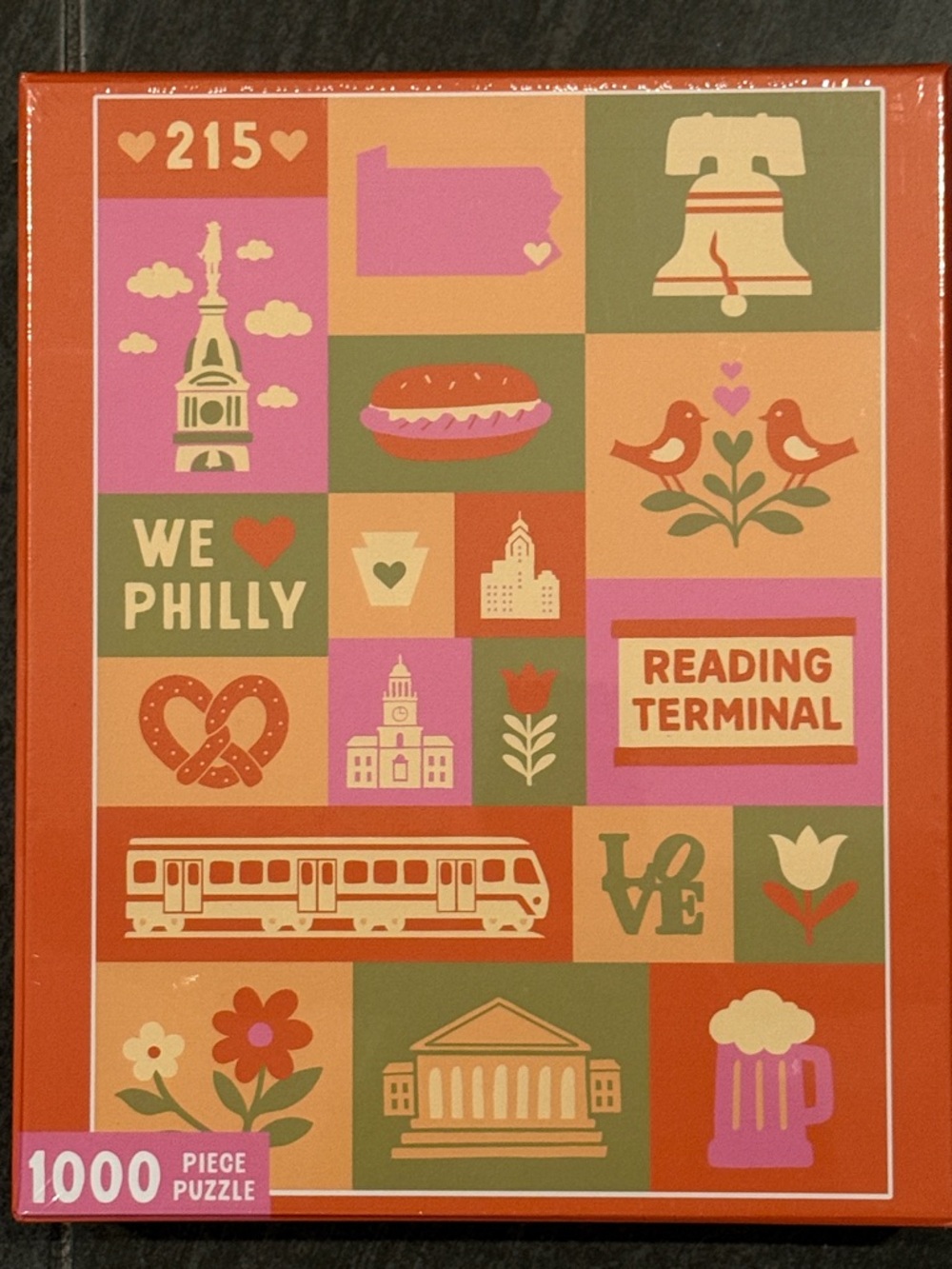 Occasionette Goods and Gifts We Philly Illustrated 1000-Piece Puzzle - Picture 2 of 8